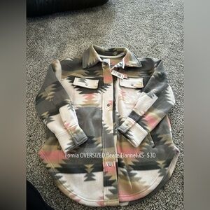 Fornia Oversized Fleece Jacket